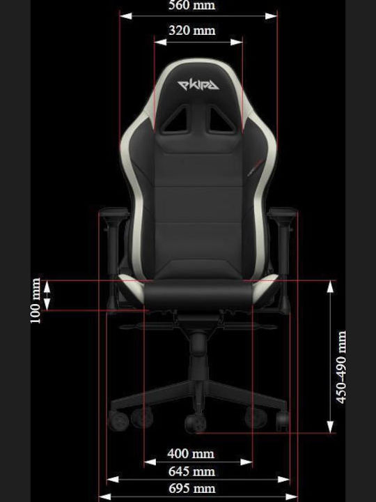 SPC Gear SR600 CREW EDITION Καρέκλα Gaming Δερματίνης με Ρυθμιζόμενα Μπράτσα Μαύρη