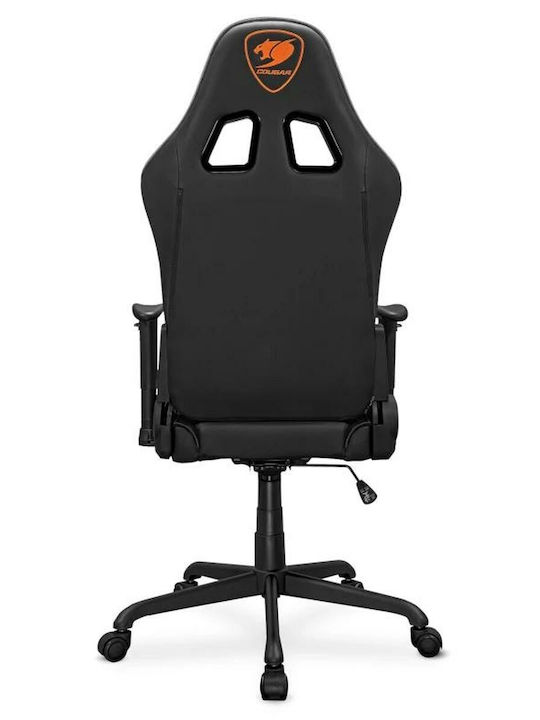 Cougar Armor Elite Artificial Leather Gaming Chair with Adjustable Arms Black