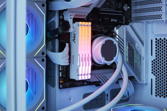 Kingston Fury Beast RGB DDR5 με Module 1x16GB και Ταχύτητα 6400 για Desktop