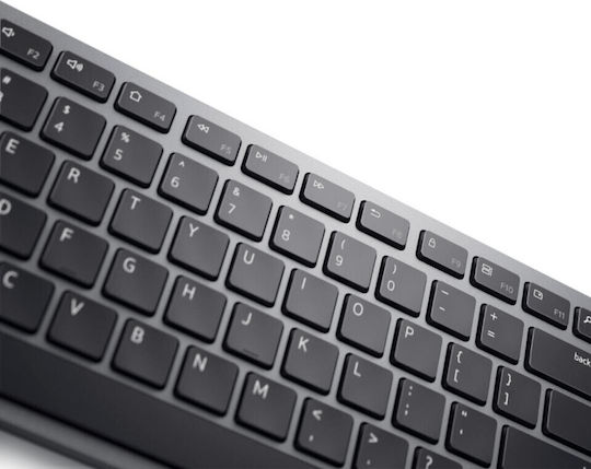 Dell Wireless KM7321W Bluetooth Σετ Πληκτρολόγιο & Ποντίκι Αγγλικό US Ασημί