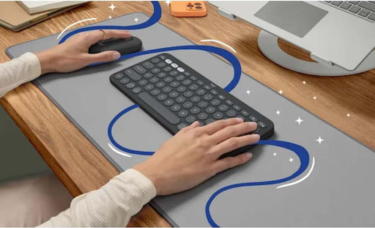 Logitech Pebble Keys 2 K380s Безжично Само клавиатура Международен английски Сив