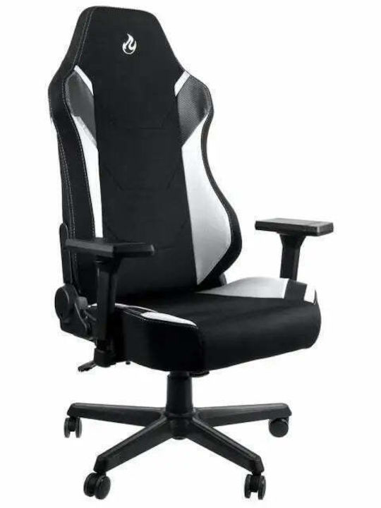 Nitro Concepts X1000 Υφασμάτινη Καρέκλα Gaming με Ρυθμιζόμενα Μπράτσα Radiant White