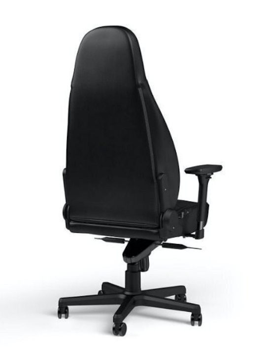 Noblechairs Icon Καρέκλα Gaming Δερματίνης με Ρυθμιζόμενα Μπράτσα Μαύρη