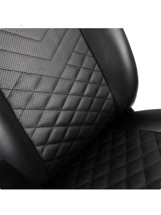 Noblechairs Icon Καρέκλα Gaming Δερματίνης με Ρυθμιζόμενα Μπράτσα Μαύρη