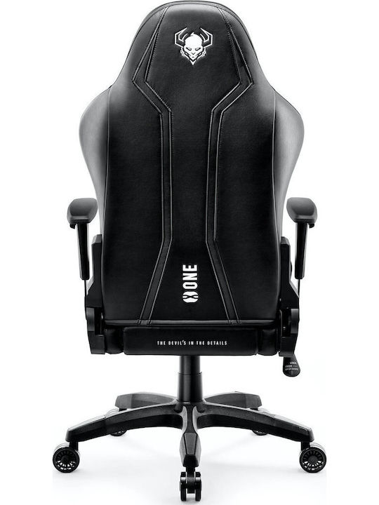 Diablo X-One 2.0 Normal Size Καρέκλα Gaming Δερματίνης με Ρυθμιζόμενα Μπράτσα Μαύρη