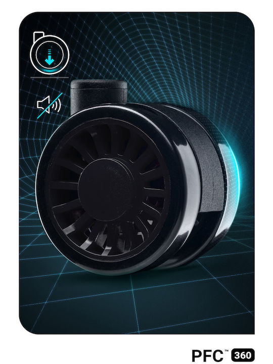 Diablo X-One 2.0 Normal Size Καρέκλα Gaming Δερματίνης με Ρυθμιζόμενα Μπράτσα Μαύρη