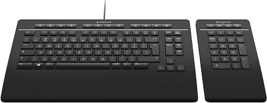 3Dconnexion 3DX-700092 Fără fir Bluetooth Set tastatură și mouse Engleză US