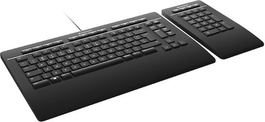 3Dconnexion 3DX-700092 Fără fir Bluetooth Set tastatură și mouse Engleză US