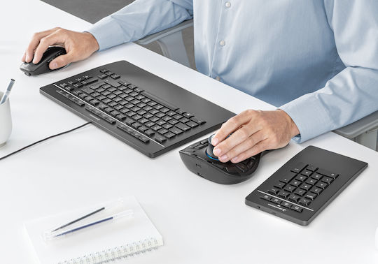 3Dconnexion 3DX-700092 Fără fir Bluetooth Set tastatură și mouse Engleză US