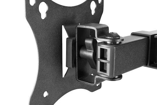 Brateck LDT24-C024 Desktop Stand for 2 Monitors up to 27" with Arm