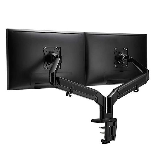 Neomounts Stand Desk Mounted for 2 Monitors up to 32" with Arm (DS70-810BL2)