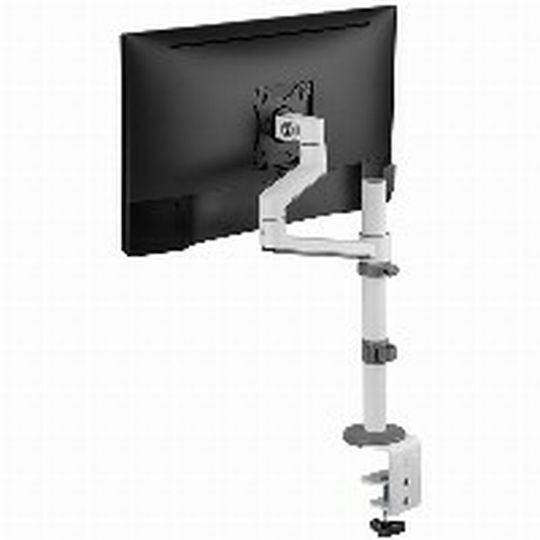Neomounts Stand Desk Mounted Monitor up to 27" with Arm White (DS60-425WH1)