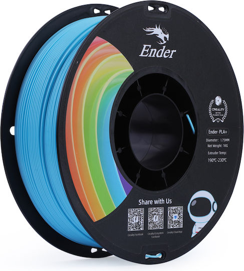 Creality3D PLA 3D Printer Filament 1.75mm Blue 1kg 1pcs Spool