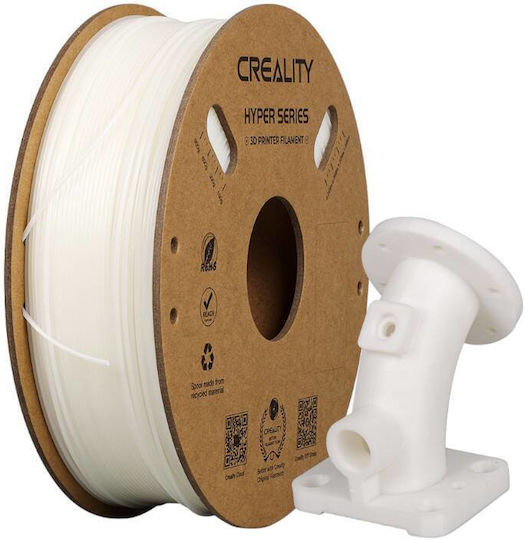 Creality3D Hyper ABS 3D Printer Filament 1.75mm White 1kg 1pcs Spool
