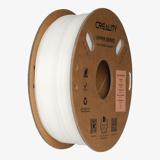 Creality3D Hyper Hyper-ABS 3D-Drucker Filament 1.75mm Weiß 1kg (3301020040)