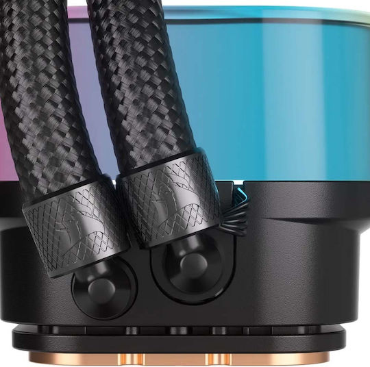 Corsair iCUE LINK H150i LCD Υδρόψυξη Επεξεργαστή Τριπλού Ανεμιστήρα 120mm για Socket AM4/AM5/1700/1200/115x με RGB Φωτισμό