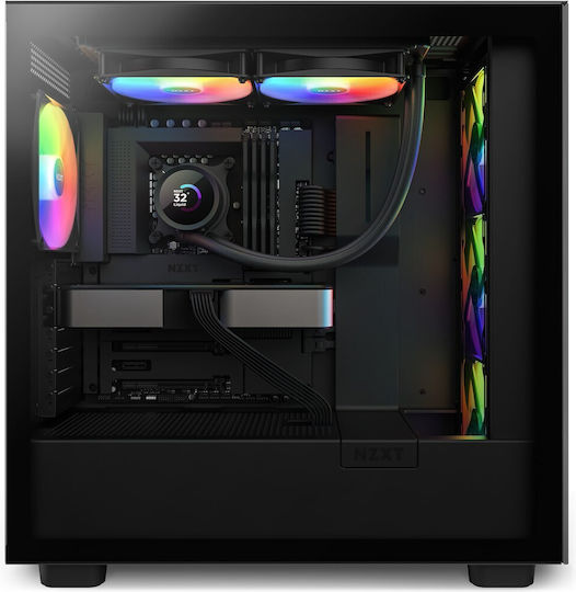 NZXT Kraken 280 RGB Wasserkühlsysteme AIO CPU mit 2 Lüfterabmessung 140mm