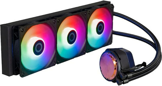 CoolerMaster MasterLiquid 360 ATMOS Water Cooling System AIO CPU With 3 120mm Fans And ARGB Lighting