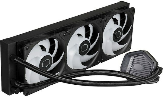 CoolerMaster MasterLiquid 360 ATMOS Water Cooling System AIO CPU With 3 120mm Fans And ARGB Lighting