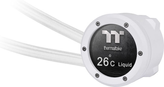 Thermaltake TH420 V2 Ultra Υδρόψυξη AIO CPU με 3 Ανεμιστήρες 140mm και ARGB Φωτισμό Λευκή
