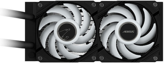 Gigabyte AORUS Waterforce II 240 Охлаждане AIO CPU с 2 Вентилатора 120mm и ARGB Осветление