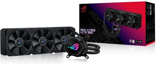 Asus ROG Strix LC III 360 v1 Водно Охлаждане AIO CPU с 3 Вентилатора 120mm