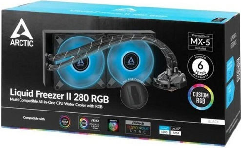 Arctic Liquid Freezer II 280 RGB cu Controller RGB Sisteme de Răcire cu Apă AIO CPU cu 2 Ventilatoare 140mm