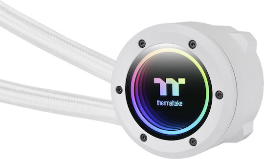 Thermaltake TH420 V2 ARGB Sync v2 Υδρόψυξη AIO CPU με 3 Ανεμιστήρες 140mm Λευκή