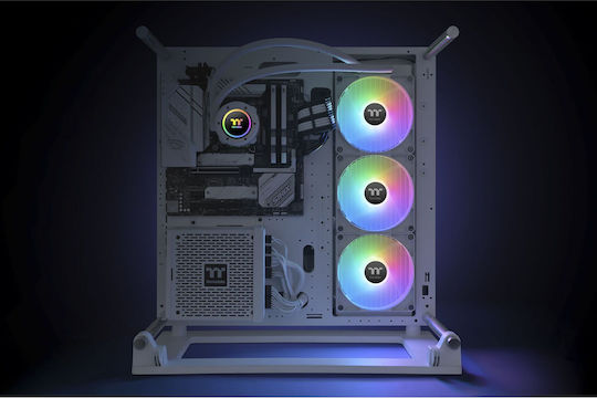 Thermaltake TH420 V2 ARGB Sync v2 Υδρόψυξη AIO CPU με 3 Ανεμιστήρες 140mm Λευκή