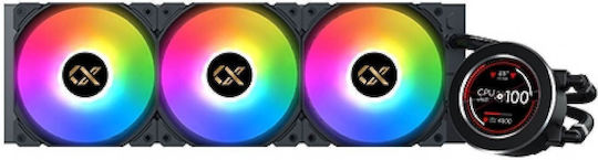 Xigmatek Frozr-O II 360 CPU Water Cooling Triple Fan 120mm for Socket AM4/AM5/1700/1200/115x with ARGB Lighting White