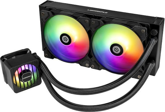 Enermax LIQMAXFLO 240 Υδρόψυξη AIO CPU με 2 Ανεμιστήρες 120mm και ARGB Φωτισμό