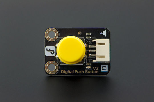 DFRobot Gravity:Digital Push Button Κίτρινο