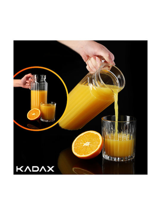 Kadax Κανάτα Σερβιρίσματος Γυάλινη 1100ml