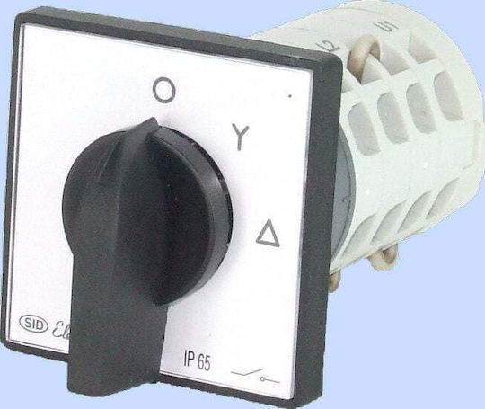 Elektromet Διακόπτης Περιστροφικός Cam Connector 0-Star Triangle 5P 16A IP65 Luk E16-22