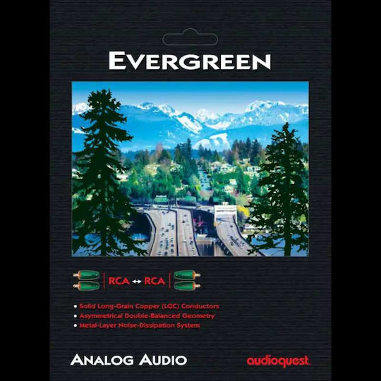 Audioquest Evergreen Cable RCA male - RCA male 0.6m