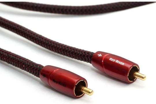 Audioquest Red River Cabluri RCA RCA De Sex Masculin - RCA De Sex Masculin 1m