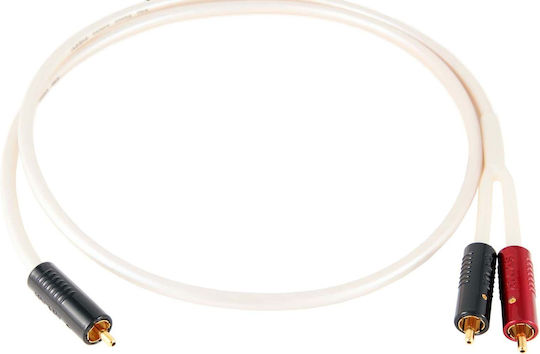 Atlas Cables Equator Achromatic Subwoofer 1:2 Kabel 2x RCA-Stecker - RCA-Stecker 2m