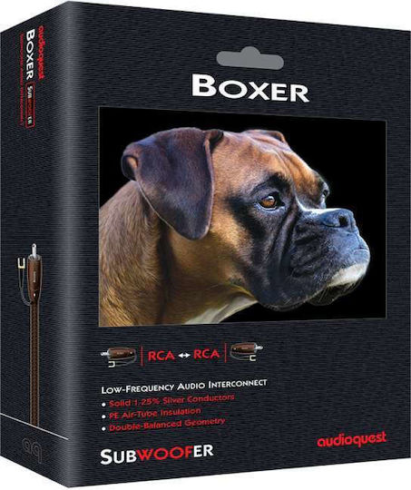 Audioquest Boxer Kabel RCA-Stecker - RCA-Stecker 5m