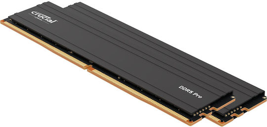 Crucial 32GB DDR5 RAM mit 2 Modulen (2x16GB) und Geschwindigkeit 6000 für Schreibtisch