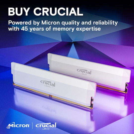 Crucial Pro DDR5 with Module 1x16GB and Speed 6000 for Desktop