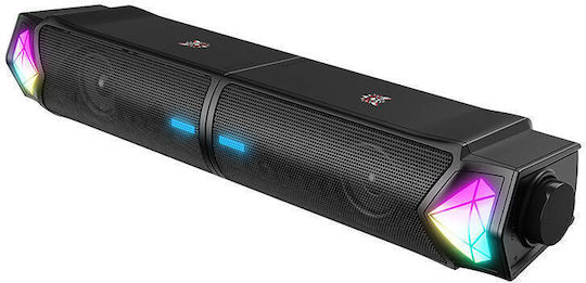 Onikuma L1 2.0 Speakers with RGB and Bluetooth 5W Black