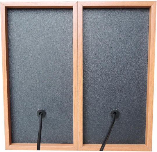 Serioux Soundboost 2000C 2.0 Speakers 6W Brown
