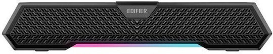 Edifier MG250 Ασύρματα Ηχεία Υπολογιστή 2.0 με RGB Φωτισμό και Bluetooth Ισχύος 5W σε Μαύρο Χρώμα