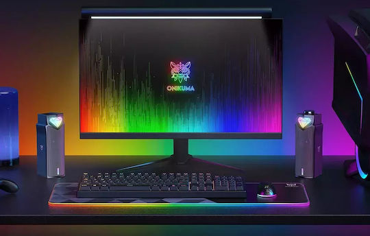 Onikuma L1 2.0 Speakers with RGB and Bluetooth 5W Black