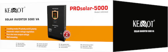 Kemot ProSolar-5000 Reine Sinuswelle Wechselrichter Nennleistung 5000W Einphasig URZ3420