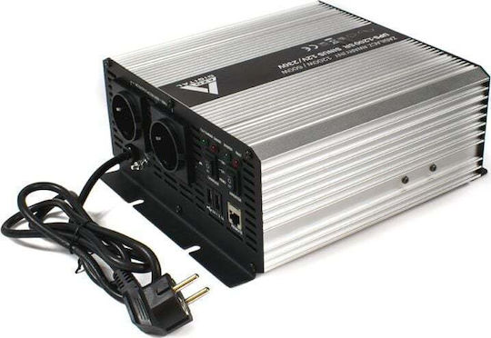 Azo Digital UPS-1200SR Pure Sine Wave Inverter Power with Nominal Input Voltage 600V AZO00D1257