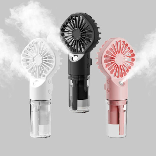 Techsuit Ανεμιστηράκι Χειρός USB με Νερό Μαύρο