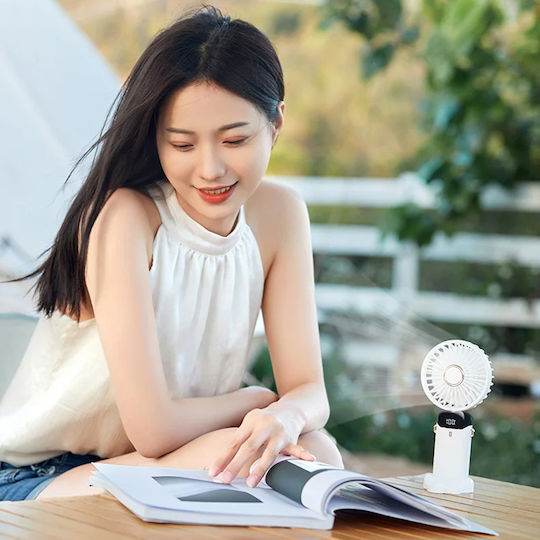 Techsuit USB Handheld Folding Fan Purple N15