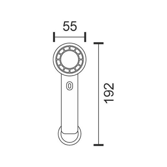 Spot Light Ανεμιστηράκι Χειρός USB Χωρίς Πτερύγια Λευκό 3279