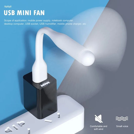 Techsuit Tuf1 USB Ventilator 2W Blau